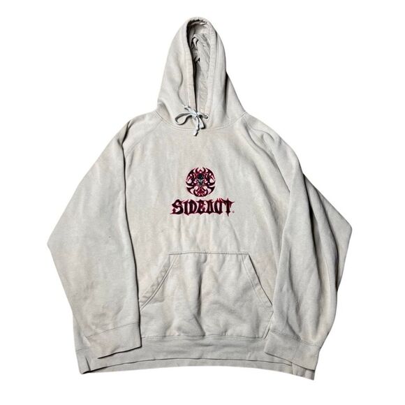 Y2K Sideout Embroidered Logo Skater Hoodie XL - Picture 1 of 7